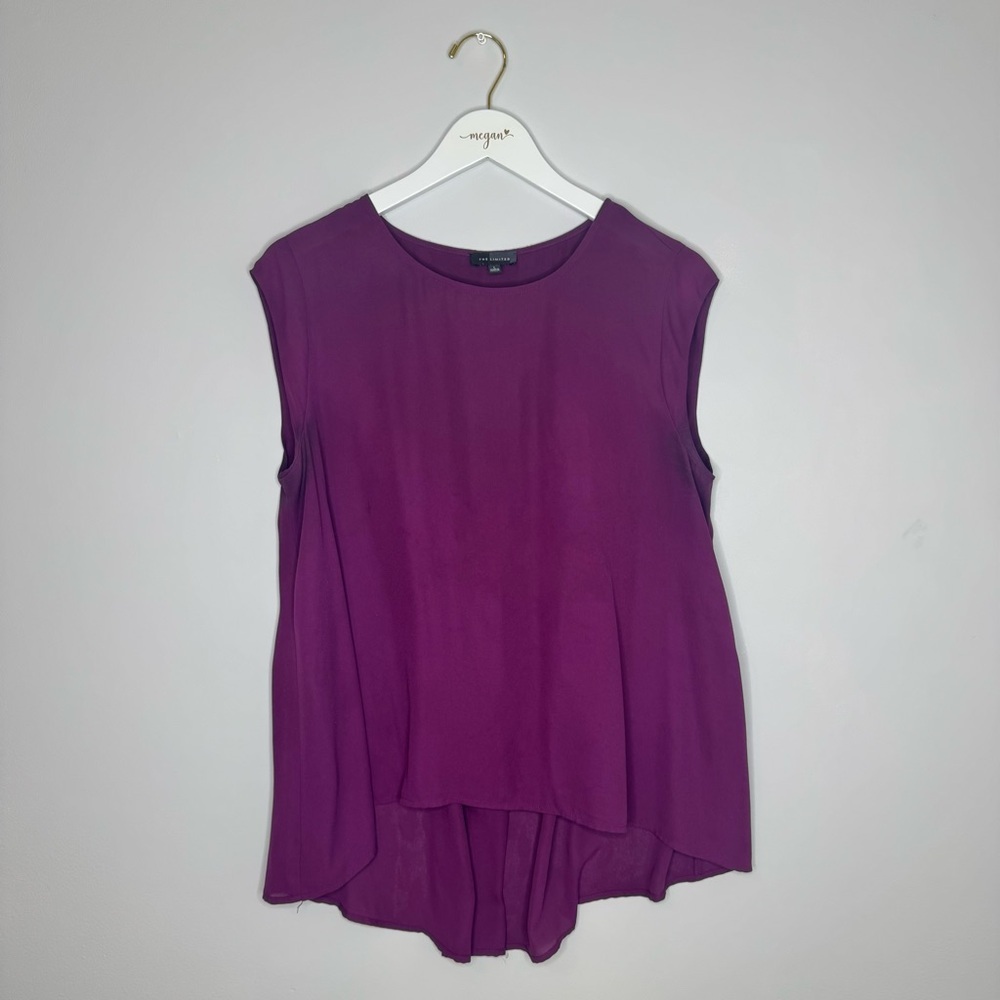 The Limited | Burgundy Sleeveless Women's Top | Size Large
